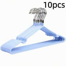 1/10/20pcs Thickened Dip-Dyed Clothes Hangers, New Thick Hangers, Adult Hangers, Dip-Dyed Non-Slip Seamless Drying Racks, Children Hangers - Multicolor - View 25