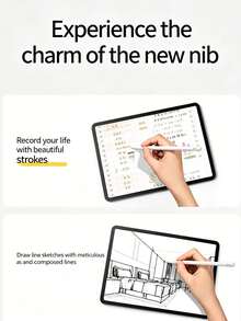 Eight Nibs Packed In A Transparent Box. Replacement Tip Compatible With Apple Pencil 1st/2nd Generation Stylus Nib Special Tip For IPad Stylus Capacitive Pen - White - View 6