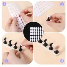 Free Shipping 100/200/400/600pcs Nail Stickers, Double-Sided Transparent Nail Gel, Nail Art Tools, Nail Glue, Clay Nail Tools, Nail Art Supplies, Nail Tools, Nail Art Tools, Back To School, Nail Art, Nail Tools, Press-On Nails Press On Nails Tools Nail Supplies,Essential Tools For Summer Manicures,Local Delivery - Multicolor - View 8