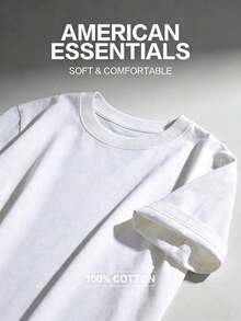 Camiseta Gráfica "El Arte Está en Todas Partes" - Camiseta de Cuello Redondo Suave y Transpirable, Ligera y Cómoda para Uso Casual de Verano, Estampado de Letras Negras sobre Fondo Blanco, Declaración de Moda Artística - Camiseta Casual de Algodón para Uso Diario, Camiseta Gráfica de Algodón, Camiseta Unisex con Estampado de Alfabeto - Blanco - Ver 5