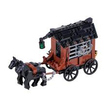 Figuras de Caballeros Militares Medievales y Juego de Bloques de Construcción de Caballos de , Juguetes Militares Medievales con Accesorios para Niños, Regalo - SGM08 - Ver 23