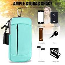 Soporte para teléfono para correr pulsera de teléfono celular, bolso cruzado para mujeres y hombres - como en la imagen - Ver 4