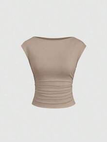 Set de 3 piezas de top/camiseta ajustada con espalda descubierta, transpirable y que absorbe la humedad para mujeres - Multicolor 15 - Ver 5