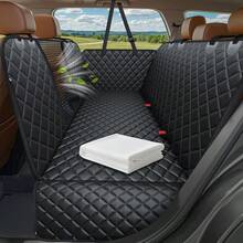 YVDKL Pet Dog Seat Cover, Waterproof Seat Cover, Hammock 600D Heavy-Duty Scratch Resistant Anti Slip Durable Soft Backrest Cover, Suitable For Cars, Trucks, And SUVs - Black - View 1