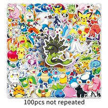 100-Pack Pokemon Themed Decal Stickers, Multicolor Assortment For Laptops, Water Bottles, Luggage, Helmets, Vinyl Material, No Power Required, Ideal For Gifts And Rewards - Multicolor - View 8