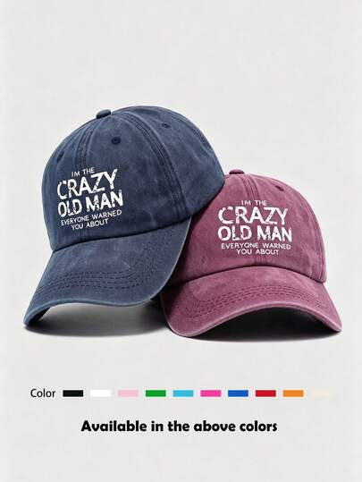 1 chiếc mũ lưỡi trai unisex in họa tiết bạc màu, kiểu dáng cổ điển, thoáng khí, thích hợp cho hoạt động ngoài trời, câu cá, du lịch.