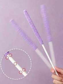 1 Đầu bàn chải vệ sinh kèm 3 khăn lau thay thế. Khăn lau bằng sợi microfiber dễ vệ sinh, có thể tái sử dụng và mềm dẻo. Nó giúp loại bỏ bụi bẩn trong các khe hở của máy điều hòa, rèm cửa và là dụng cụ vệ sinh máy giặt. Một vật dụng thiết yếu để vệ sinh. - A - Xem 3
