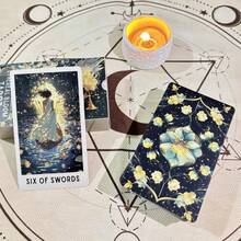 Bộ bài Tarot 78 lá chủ đề Tiên nữ - Bộ bài Tarot chủ đề hoa cổ điển, quà tặng bộ sưu tập bói toán - Nhiều màu - Xem 10