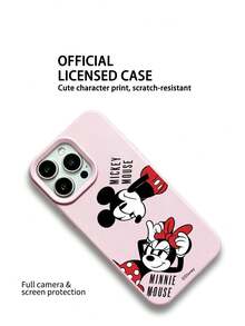 Ốp điện thoại Disney - Quà tặng Giáng sinh - Hộp đựng điện thoại cho iPhone 17 17Air 17pro 17promax 11 12 13 14 15 16pro 16promax 14Plus 15Plus 16Plus 15promax 16pro 16promax XR - Hồng - Xem 5