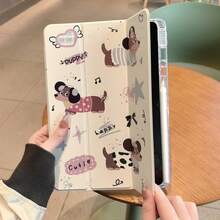 Ốp bảo vệ phù hợp với máy tính bảng iPad thế hệ thứ 10, kiểu dáng thời trang không viền với khe cắm bút, mặt lưng acrylic trong suốt cao cấp, chống sốc, chống uốn cong và chống rơi vỡ, kích thước A16. Cũng tương thích với máy tính bảng iPad thế hệ thứ 11, và iPad thế hệ thứ 8 10.2 inch/ thế hệ thứ 9 10.2 inch. - Trong sáng - Xem 8