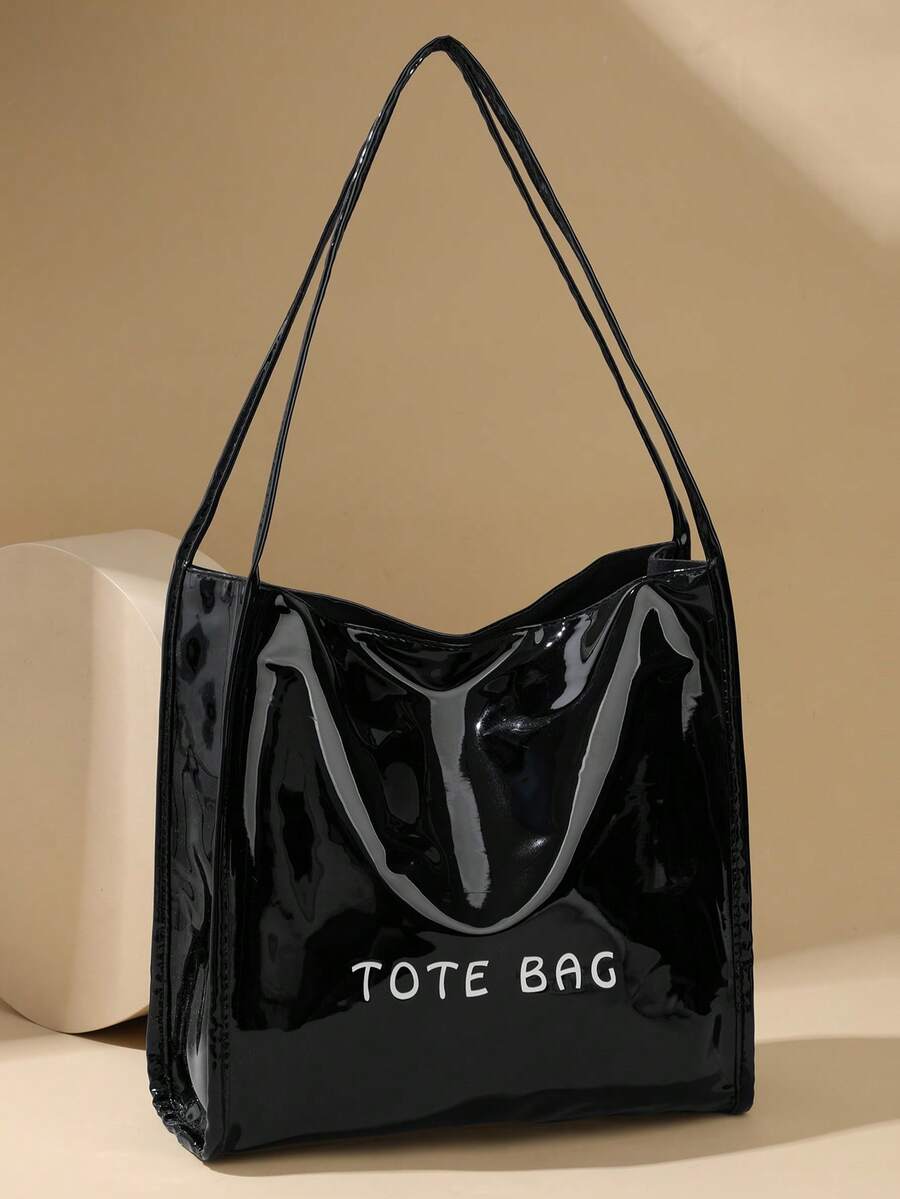 New Fashionable Women's Shoulder Bag, Versatile Solid Color Retro Style, Large Capacity, PU Material, Classic Square Bag, Suitable For Work, Daily Commute, Shopping, Travel, Multifunctional Handbag