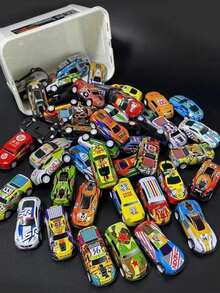 20/30/60pcs Car Storage Box - 4pcs/Set, Random Style And Color, Gift For Halloween, Thanksgiving - Multicolor - View 3