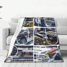 Rally Group B Creative Design Light Thin Soft Flannel Blanket Group B Rally Watercolor Car Petrolheads Racing Groupb - 1 - View 1