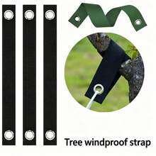 Tree Support Straps, Seedling Fixation Straps, Anti-Wind Fixation Straps, Outdoor Tree Support Straps With Metal Rings To Prevent Falling, Suitable For Garden And Yard - Multicolor - View 6