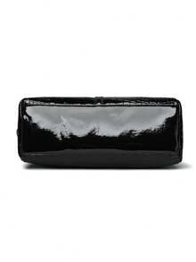 Retro Minimalist Printed Crossbody Bag With Adjustable PU Strap, Flap Closure , New Year - Gris - Ver 9