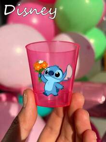 Bộ 24 miếng dán Stitch của Disney dùng trang trí ly rượu, hình dán vinyl chống thấm nước dễ thương chủ đề Lilo & Stitch, hình dán Stitch Kawaii để tự trang trí cốc, ly, cốc giữ nhiệt, sổ lưu niệm, quà tặng tiệc tùng, hình dán Stitch hoa lá đẹp mắt dành cho trẻ em và thanh thiếu niên, món quà hoàn hảo cho người hâm mộ Stitch. - Hình dán tự dính Stitch - Xem 10