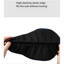 1pc Breathable Quick-Dry Bicycle Seat Cover, 3D Honeycomb Mesh Shock-Absorbing Cycling Saddle, Suitable For Mountain Bike, Road Bike - Multicolor - View 6