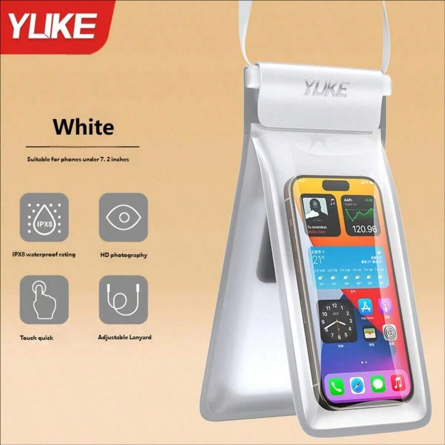 Waterproof Phone Case Touch Screen Transparent Dry Bag Sealed Pouch Pool Beach Cruise Essentials For Swimming Diving Drifting Photography