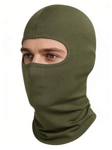 1 buah/2 buah Balaclava Warna Polos Unisex, Masker Wajah Tahan Angin untuk Aktivitas Luar Ruangan, Penghangat Leher, Cocok untuk Pemakaian Sehari-hari, Bersepeda, dan Acara Lainnya - MultiWarna - View 32