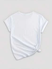 Blusa Elegante de Manga Corta para Mujer Talla Grande - Top de Verano Elástico con Cuello Redondo y la Frase "No Estoy Enojada", Lavable a Máquina y de Corte Holgado, Camisa Casual para Fiestas, Ropa Casual - Ropa Apta para Tallas Grandes - Negro - Ver 8