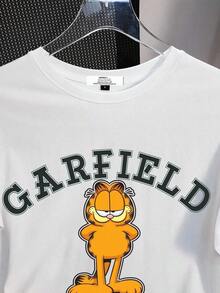 |    Camiseta de mujer de ajuste holgado y cuello redondo de manga corta, adecuada para el verano - Blanco - Ver 2