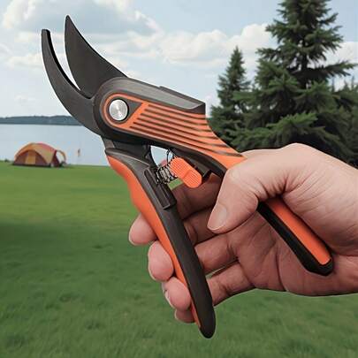 Kéo cắt cành cứng cáp 8,46 inch, thích hợp để cắt tỉa cành dày và mỏng, dùng cho việc cắt tỉa thông thường.
