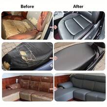 PIN 1 Roll Large Size Artificial Leather Repair Patch, Size 121*31cm, Suitable For Car Interior, Furniture And Sofa. This Self-Adhesive Faux Leather Patch Has Strong Adhesive Backing And Scratch-Resistant. - Lychee Pattern - View 4