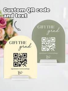 Señal de código QR de redes sociales | Señal de mini código QR | Señal de belleza | Señal de negocio | Señal de pago | Señal de salón, Señal de código QR personalizada, Señal de escanear para pagar, Señal de pequeña empresa, Decoración de tienda, Señal de redes sociales de negocios, Señal de pago, Señal de acrílico - Multicolor - Ver 9