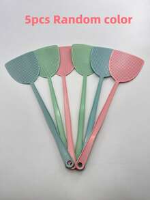10pcs Flexible Plastic Mesh Fly Swatter, Suitable For Home And Outdoor Pest Control - Multiple Styles - View 11