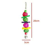 Juguetes para pájaros y loros, columpio, jaula para pájaros, decoración, espejo, escalera, campanas de viento, accesorios para pájaros, juguetes para pájaros - Accesorios 2 - Ver 17