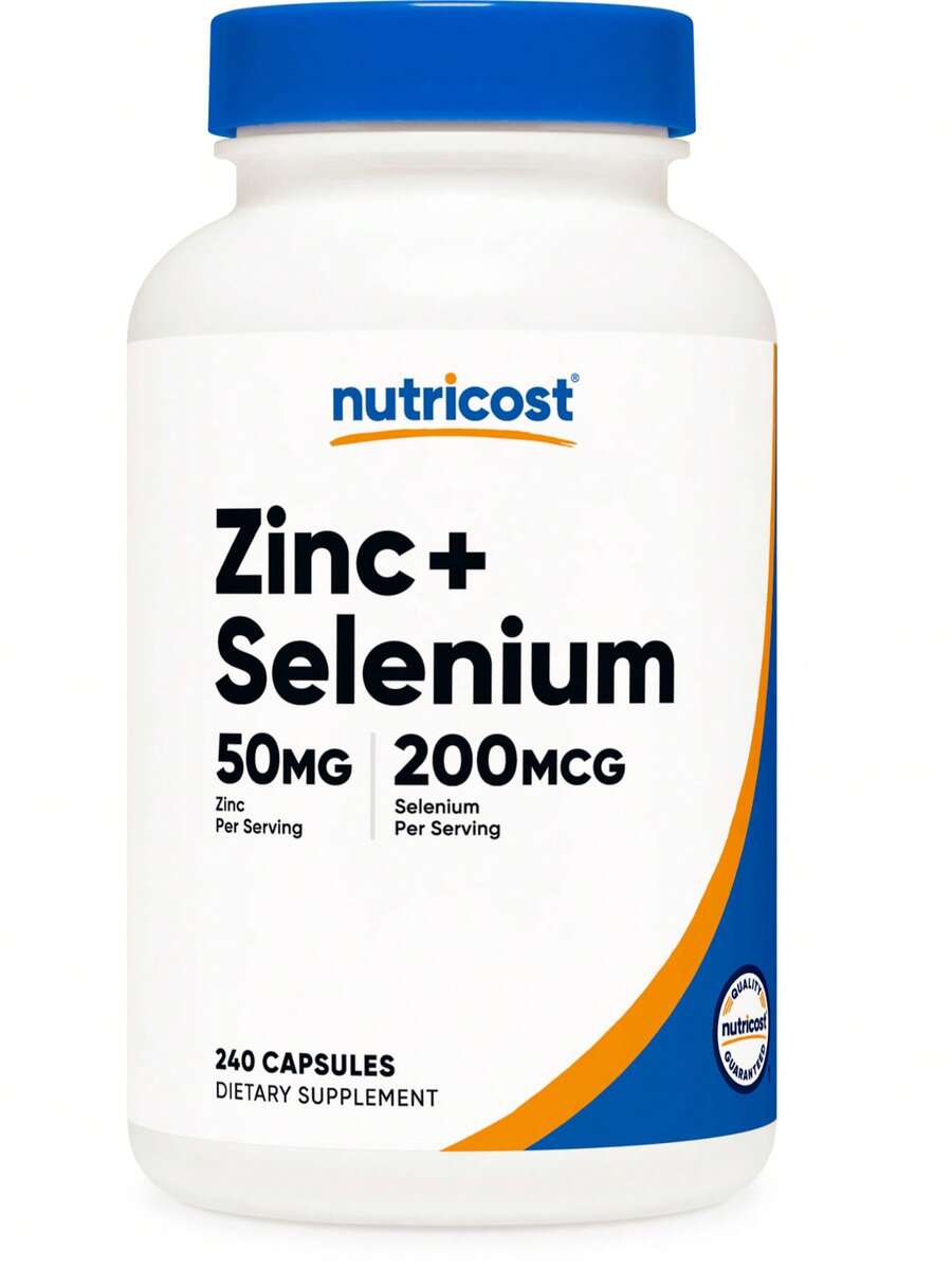 Nutricost Zinc (50mg) With Selenium (200mcg) 240 Capsules - Vegan, Gluten-Free, GMO-Free - 240個裝 - 查看 1