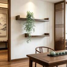 人造垂吊植物、仿真蔓生植物、盆栽绿植、仿曼陀罗藤蔓盆栽、家居室内/室外装饰架 - 淺綠色 - 查看 1