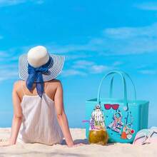 Key Holder Accessories Bogg Bags X Large, Insert Charm Carabiner Keychain Beach Bag - 藍色的 - 查看 4
