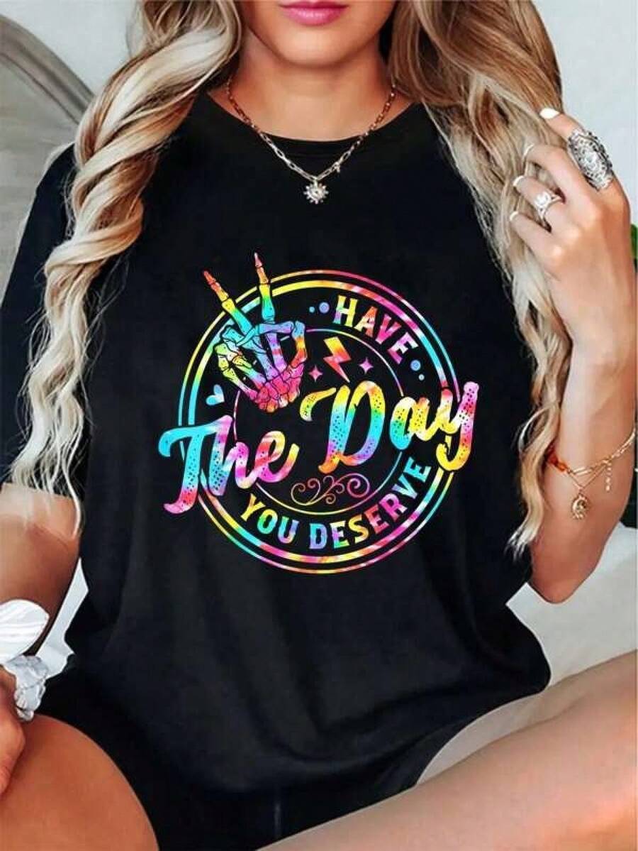 Women T-Shirts - Black - View 1
