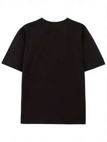 verano Cuello redondo playeras de hombre gym Ocio vacaciones  alta calidad camisas para hombre Estampados de moda  sudadera para  festival  conjuntos de hombre regalos para hombre - Negro - Ver 2