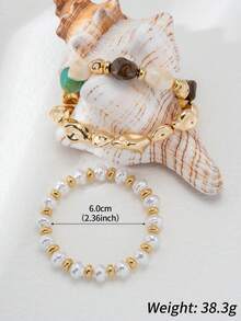 3pcs/Set Bohemian Beaded Stacking Bracelets - Multicolor - View 4