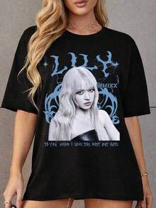 Women T-Shirts - Black - View 8