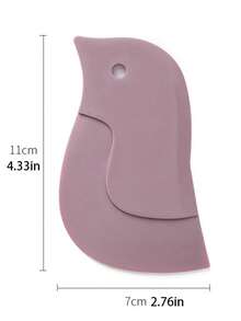 Silicone Penguin-Shaped Kitchen Scraper, Kitchen Accessories, Scratch-Free Silicone Pot Scraper, Heat-Resistant Kitchen Cleaning Tool, Suitable For Removing Grease And Residue, Cleaning Non-Stick Pans And Other Cookware, Corner Cleaning, Etc. - Dark Green - View 11