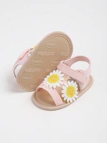 Cute Open Toe Sandals Suitable For Girls & Toddlers, Breathable Lightweight Non-Slip For Indoor & Outdoor Wear, Spring/Summer - Pink - View 7
