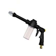 1 Stück Hochdruck-Autowaschspritze mit Flasche - vielseitige Wasserpistole für Motorräder, Haus- und Gartennutzung - lange Stangendüse für effiziente Reinigung und Bewässerung, ohne Batterie - Schwarz - Übersicht 11