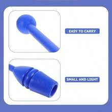 2pcs Rhythmic Gymnastics Stick Clubs Gymnastics Training Equipment 35cm Length - Blue - View 3