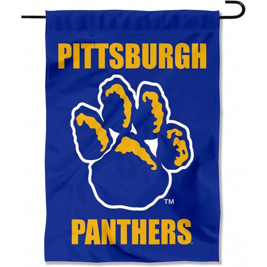 Pittsburgh Panthers Garden Banner Flag.Jpg - A - View 1