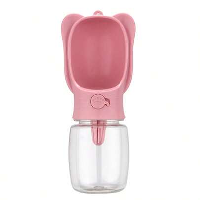 Dog Water Bottle With Detachable Leak-Proof Food Container, Suitable For Hiking And Travel