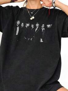 Women T-Shirts - Black - View 6