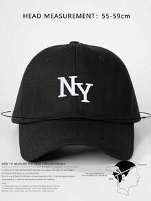 Mũ lưỡi trai thêu logo NY (3 chiếc/1 chiếc), mũ chống nắng ngoài trời có thể điều chỉnh cho bé trai và bé gái, thích hợp cho mùa xuân, mùa thu, du lịch, bãi biển, kỳ nghỉ. - mũ bóng chày - Xem 8
