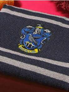 Warner Bros Khăn quàng cổ Harry Potter, Sự hợp tác giữa Gryffindor và Slytherin, Khăn quàng cổ tua rua pha cashmere dành cho cả nam và nữ, Quà tặng theo chủ đề Trường học Phép thuật, Dành cho Giáng sinh - Nhiều màu - Xem 7