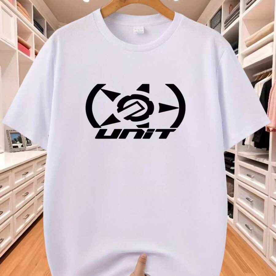 Printed T-Shirt For Men And Women - White - View 1