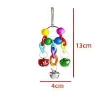 Juguetes para pájaros y loros, columpio, jaula para pájaros, decoración, espejo, escalera, campanas de viento, accesorios para pájaros, juguetes para pájaros - Accesorios 2 - Ver 10
