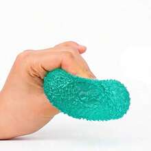 1pc Textured Squeeze Ball, Stress Relief Fingertip Toy, Sensory Hand Toy, Decompression Fingertip Press Toy, Portable Desktop Toy, Suitable For Home, Office, Travel, Halloween Party Gift, Christmas Stocking Filler And Birthday Gift For Teens And Adults - Multicolor - View 7