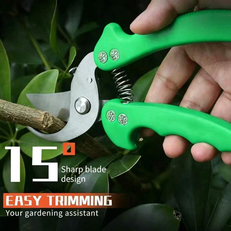 1 chiếc kéo cắt tỉa cây chuyên nghiệp sắc bén, kéo cắt tỉa cây cảnh, kéo cắt tỉa hai lưỡi, dụng cụ tỉa cây, dụng cụ cắt tỉa cầm tay, dụng cụ cắt tỉa cây cảnh, dụng cụ cắt tỉa bonsai, dụng cụ cắt tỉa, dụng cụ làm vườn - Phiên bản dày hơn - Xem 1